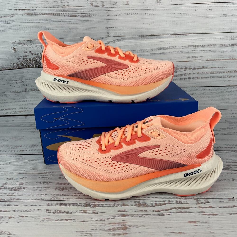 Brooks Glycerin 23 Women’s 6 B Running Shoes Coral Peach Spellbound